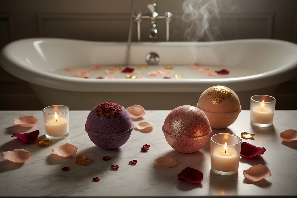 Luxury Bath Bomb Hero Banner