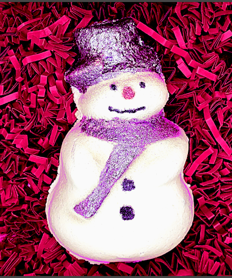 Large Snowman Bath Bomb