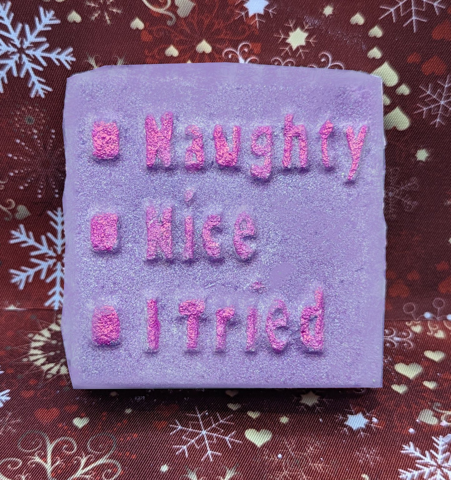 Naughty, Nice...I tried!